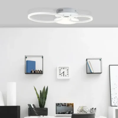 Virtus LED ceiling light 56x46cm nickel anodised, 27-02-2025 - слика 1