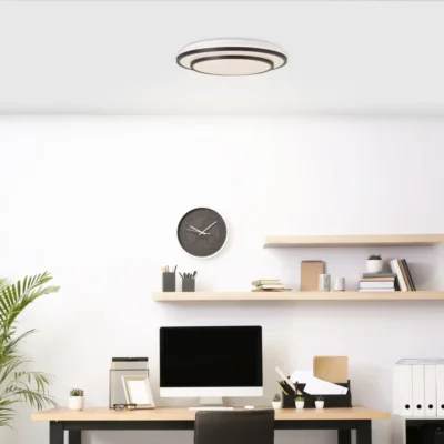 Luciano LED Ceiling Light 39cm black/white, 03-03-2025 - слика 1