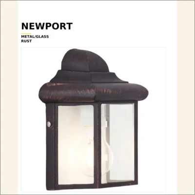 Newport metal/glass rust 220 mm, 16-04-2025 - слика 2