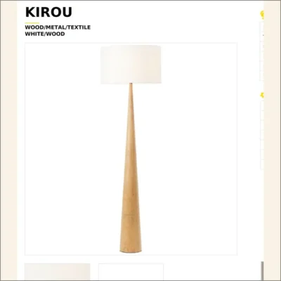 Kirou wood/metal/textile white/wood 1,400 mm, 16-04-2025 - слика 2