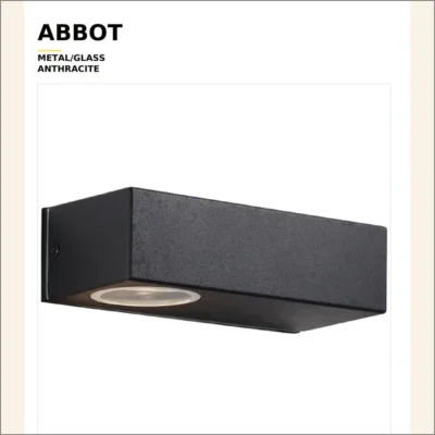 Abbot metal/glass anthracite 50 mm, 22-04-2025 - слика 2