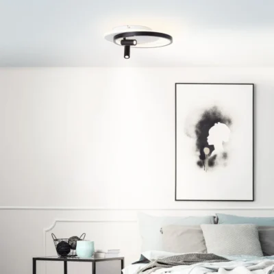 Brilliant Eunomia Ceiling Light LED black, white, 1-light source, 01-04-2026 - слика 1