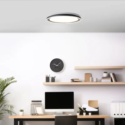 Pederson LED Ceiling Light 55cm black, 28-09-2025 - слика 1
