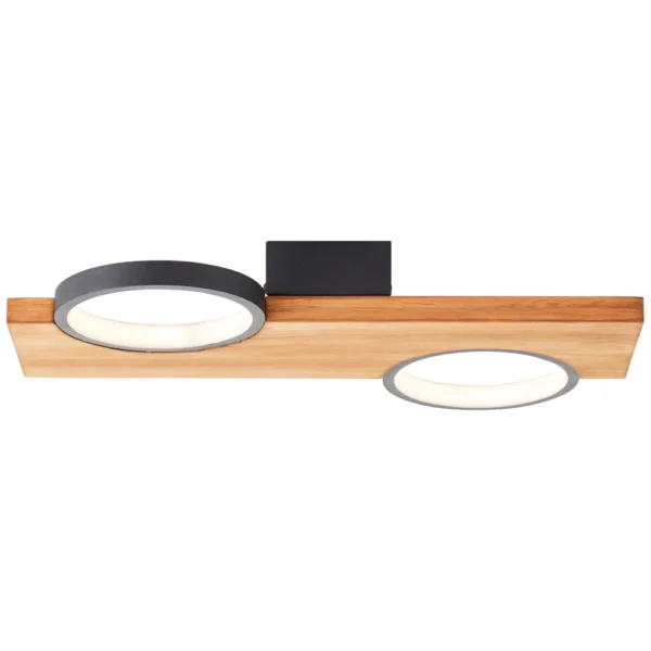 Brilliant Cheesy Ceiling Light LED black, 1-light source, 20-09-2026 - слика 1