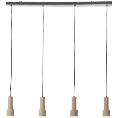 Brilliant lights Cadiz pendant light black, 4-light sources, 20-09-2026 - слика 1