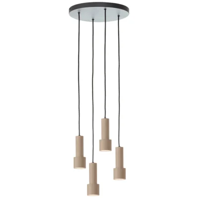 Brilliant lights Cadiz pendant light black, 4-light sources, 20-09-2026 - слика 1