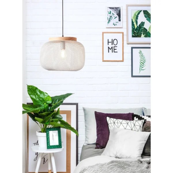 Brilliant lights Giada pendant light grey, 1-light source, 20-09-2026 - слика 1