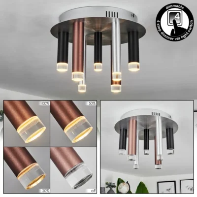 Brilliant Living Cembalo Ceiling Light LED aluminium, 9-light sources, 24-09-2026 - слика 5