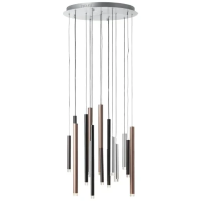 Brilliant Living Cembalo Pendant Light LED brown, 16-light sources, 24-09-2026 - слика 1