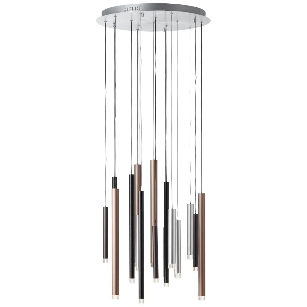 Brilliant Living Cembalo Pendant Light LED brown, 16-light sources, 24-09-2026 - слика 1