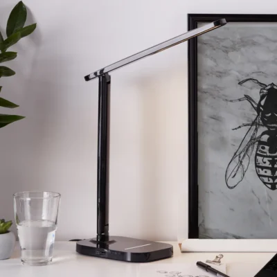 Brilliant VICARI Table lamp LED black, 1-light source, 22-09-2026 - слика 1