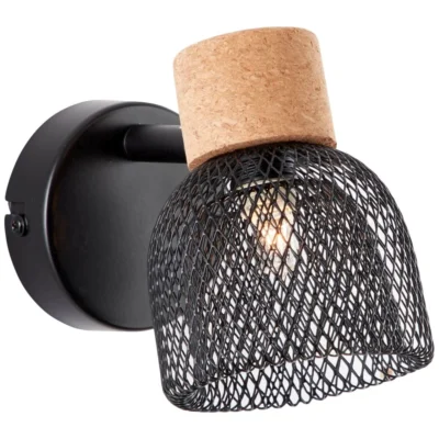 Spotlight Brilliant Flaka black, 1-light source, 23-09-2026 - слика 1