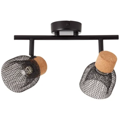 Spotlight Brilliant Flaka black, 2-light sources, 23-09-2026 - слика 1